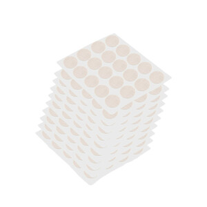Adhesive cover for screws, diametre 13mm, Plastic, Beige textile effect product photo