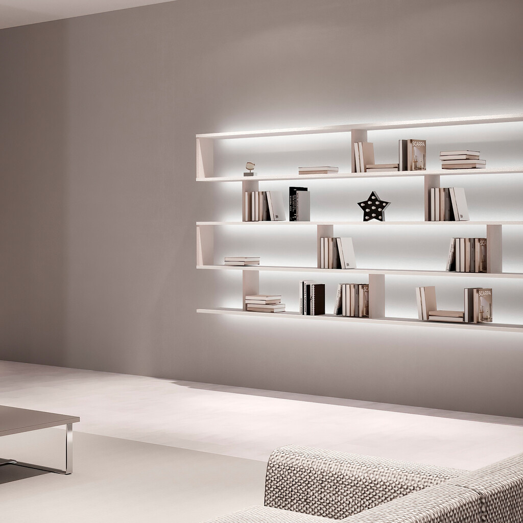 Fita LED 4x11 Neonlynx V, 7,6W/m IP65 (24V DC), comprimento 5.040mm, Luz branca quente 2.700K, Plástico-11