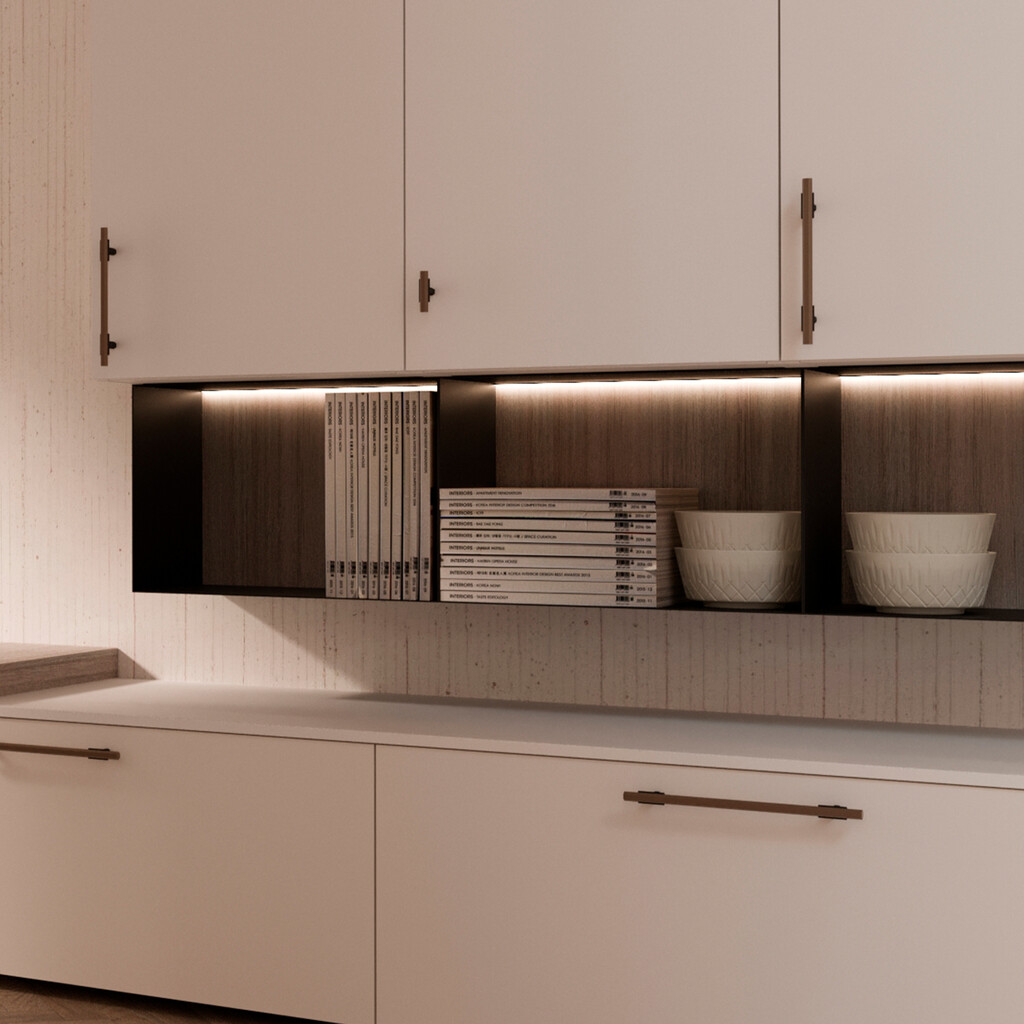 Fita LED 4x11 Neonlynx V, 7,6W/m IP65 (24V DC), comprimento 5.040mm, Luz branca quente 2.700K, Plástico-13