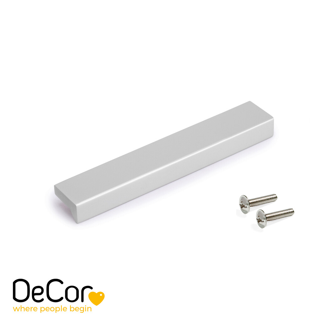 Furniture handle Xirivella, L128mm, 96mm interaxis, Aluminium, Matt anodized-Primary