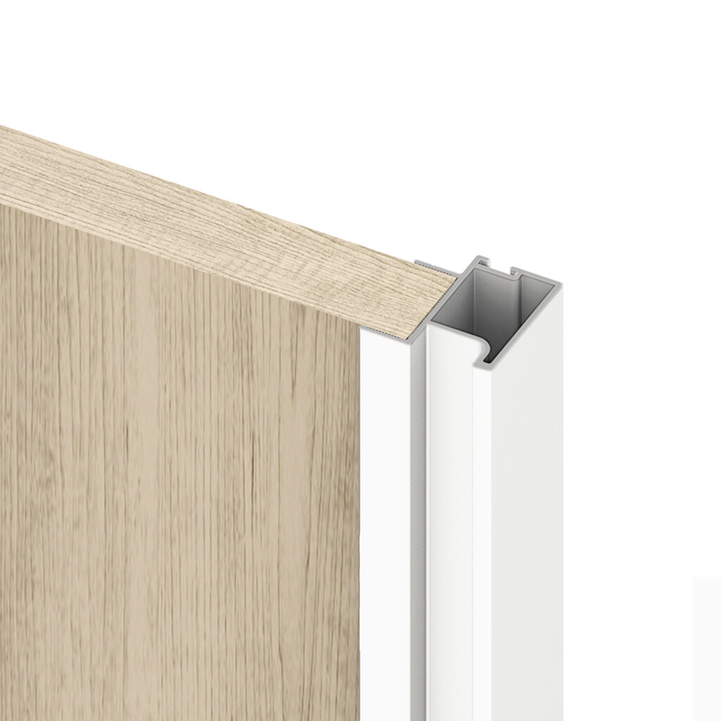 Griff für Schiebetüren Sharp 19, 2,35 m, Weiß, Aluminium-3