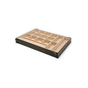 Cajón organizador para armarios Moka, 683, Madera nogal, Madera foto del producto