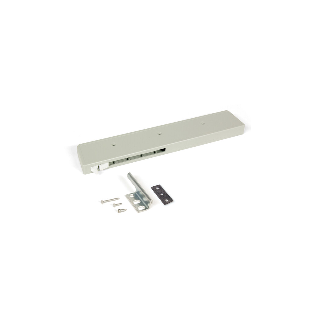 Kit de Soft Neco de ferrures pour porte coulissante sur rail supérieur, Porte intérieure, Plastique Blanc-Primary