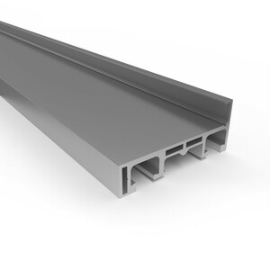Profils Free, 2,35 m, Anodis&eacute; mat, Aluminium photo du produit