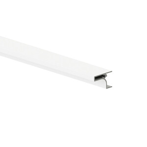 Profil Gola Top &agrave; enfoncer pour meubles de cuisine, longueur 2,35m, &eacute;paisseur 19mm, Aluminium, peint blanc photo du produit