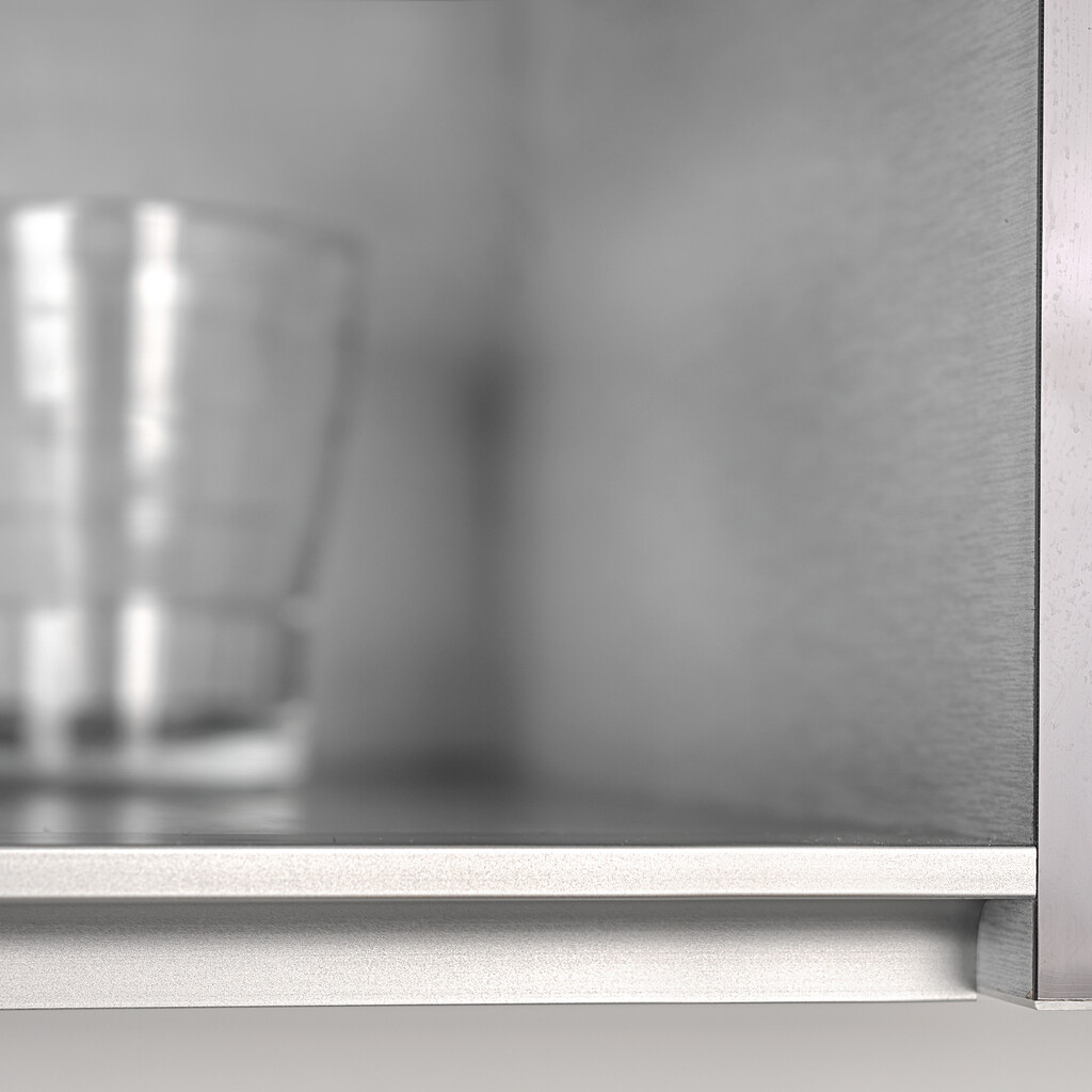 EinrastProfil Gola Top für Küchenmöbel, Länge 2,35m, Stärke 19mm, Aluminium, matt eloxiert-3