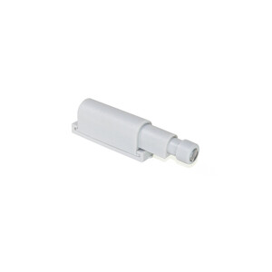 Cierre de puerta para atornillar en el mueble Push Latch, longitud 40.5mm, Magn&eacute;tico 3.5kg, Pl&aacute;stico, Gris foto del producto