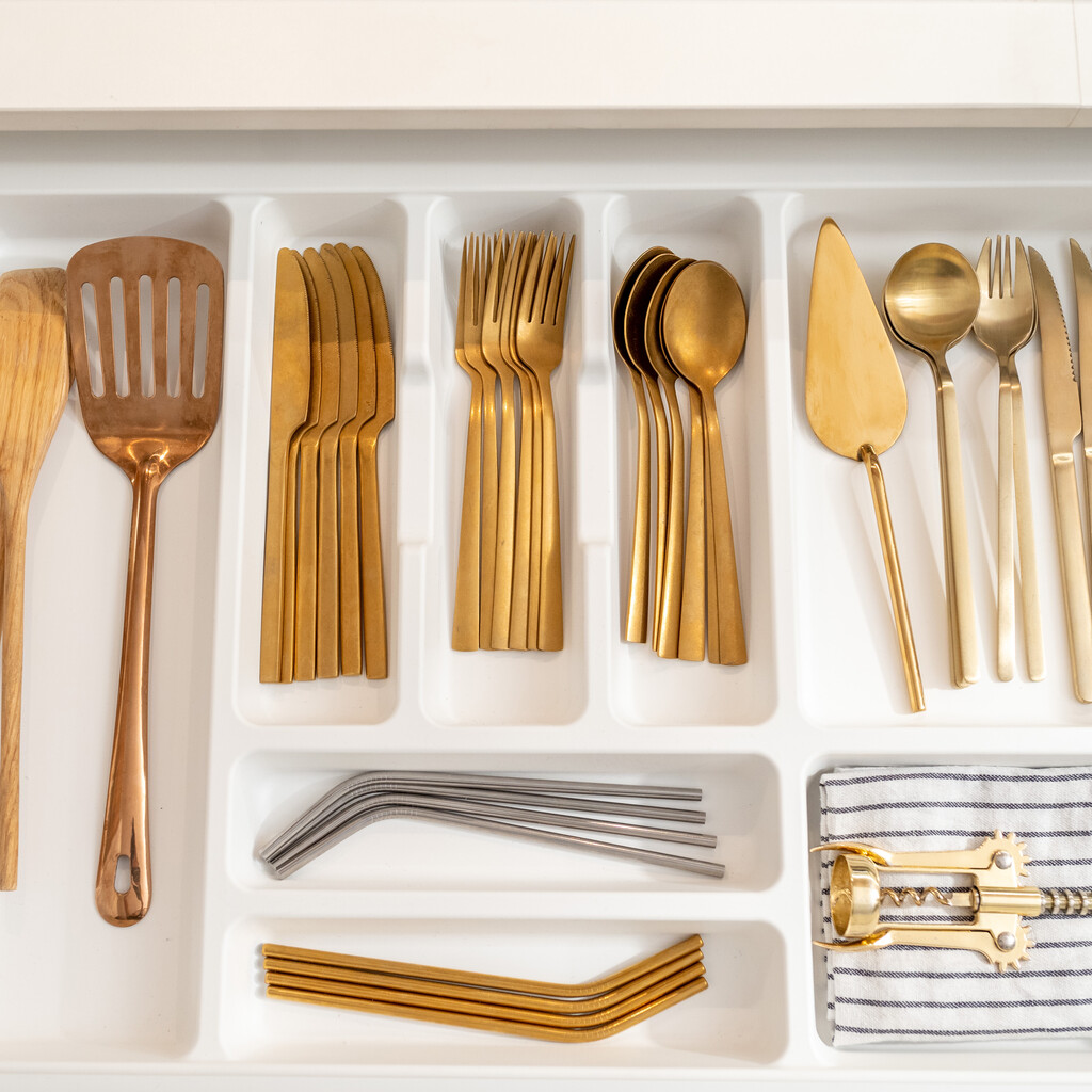 Besteckeinsatz Optima Vertex/Concept, Tiefe 500mm, Plattenstärkenstärke 16mm, Modul 450mm, Kunststoff, weiss, 20 Stück.-3