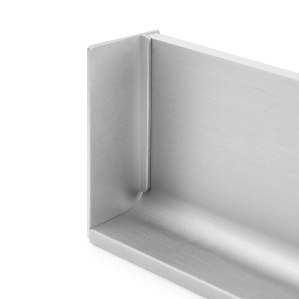 Couvercle Gola pour Profil supérieur pour meubles de cuisine, gauche, aluminium, anodisé mat-3