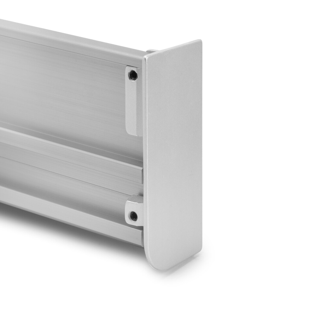Couvercle Gola pour Profil supérieur pour meubles de cuisine, gauche, aluminium, anodisé mat-4