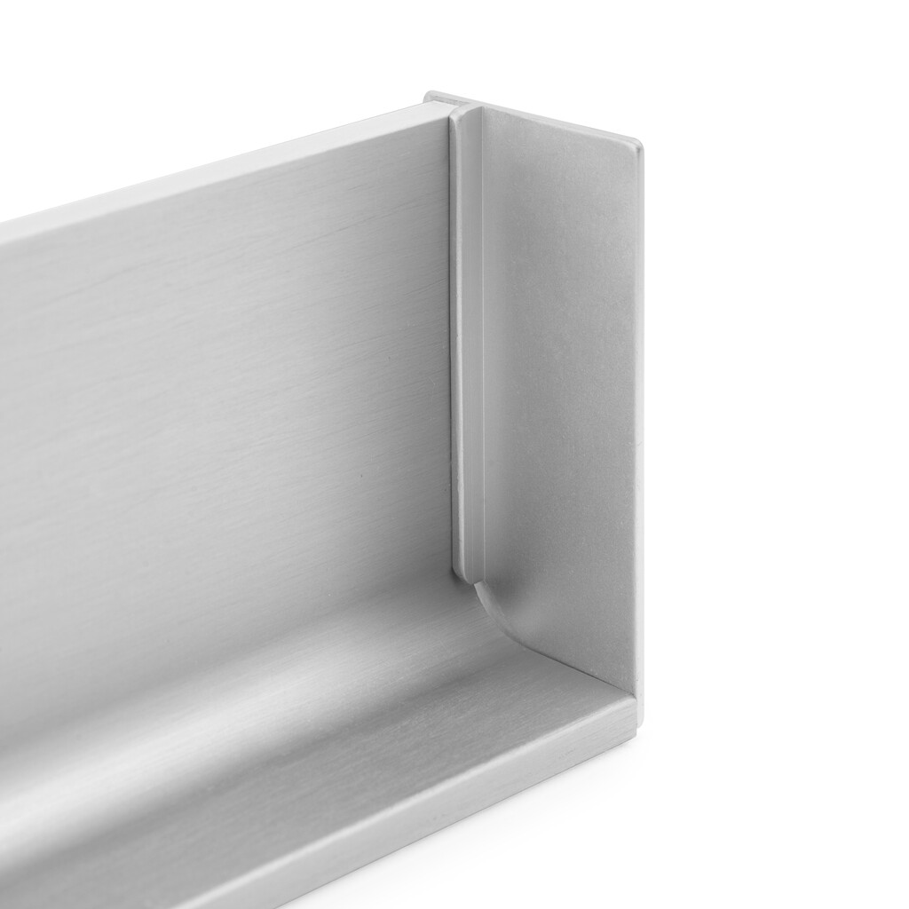 Abdeckung Gola für AufbaufProfil für Küchenmöbel, rechts, Aluminium, matt eloxiert-3