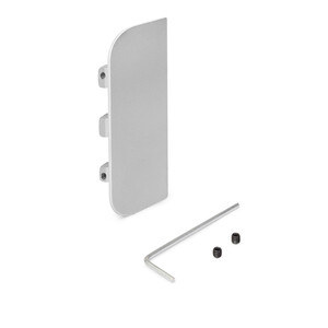 Abdeckung Gola f&uuml;r Zentralprofil f&uuml;r K&uuml;chenm&ouml;bel, geschlossen, Aluminium, matt eloxiert Produktfoto