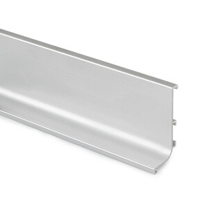 Oberer Gola Profil f&uuml;r K&uuml;chenm&ouml;bel, 3,9m, Hell eloxiert, Aluminium Produktfoto