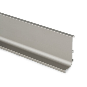 Perfil superior Gola para muebles de cocina, longitud 3,9m, Aluminio, Anodizado inox foto del producto