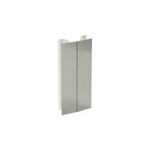 Flexibler Winkel Plasline f&uuml;r K&uuml;chensockelleiste e, H&ouml;he 165mm, Aluminium, satiniert Eloxiert Produktfoto