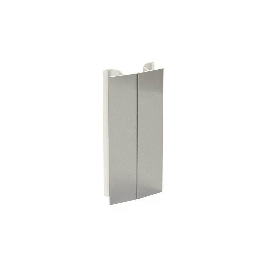 Flexibler Winkel Plasline für Küchensockelleiste e, Höhe 165mm, Aluminium, satiniert Eloxiert-Primary