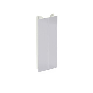 Angolo flessibile per zoccolo da cucina Plasline, altezza 150 mm, Alluminio, Verniciato bianco foto del prodotto