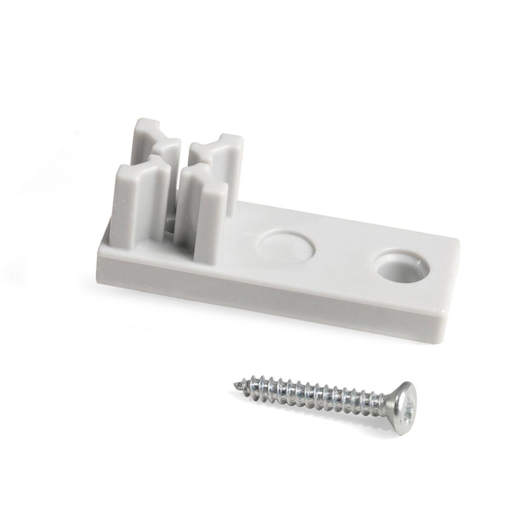 Accesorio de unión para cocina Albeam, Atornillar, Plástico, Gris-Primary