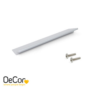 Furniture handle Torrent, L120mm, 96mm interaxis, Aluminium, Matt anodized product photo