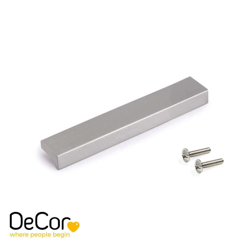 Furniture handle Xirivella, L128mm, 96mm interaxis, Aluminium, Champagne anodized-Primary