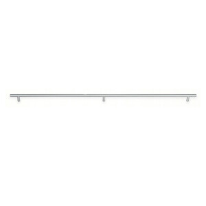 M&ouml;belgriff Orlando, L848mm, 768mm Achsenabstand, Stahl, Nickel satiniert Produktfoto