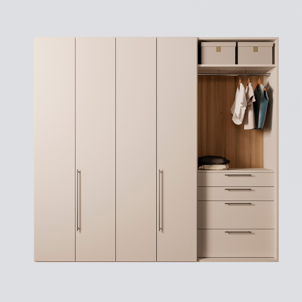 Möbelgriff Orlando, L592mm, 512mm Achsenabstand, Stahl, Nickel satiniert-9