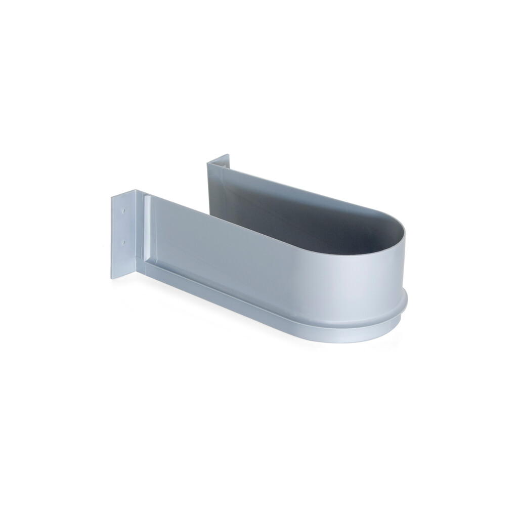 Plastic gebogen Sifonsaver, Plastic, Grijs-Primary