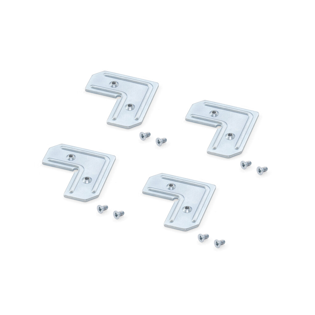 Kit of Plus 4, Plus11 and Plus 14 profile corners, Steel-Primary