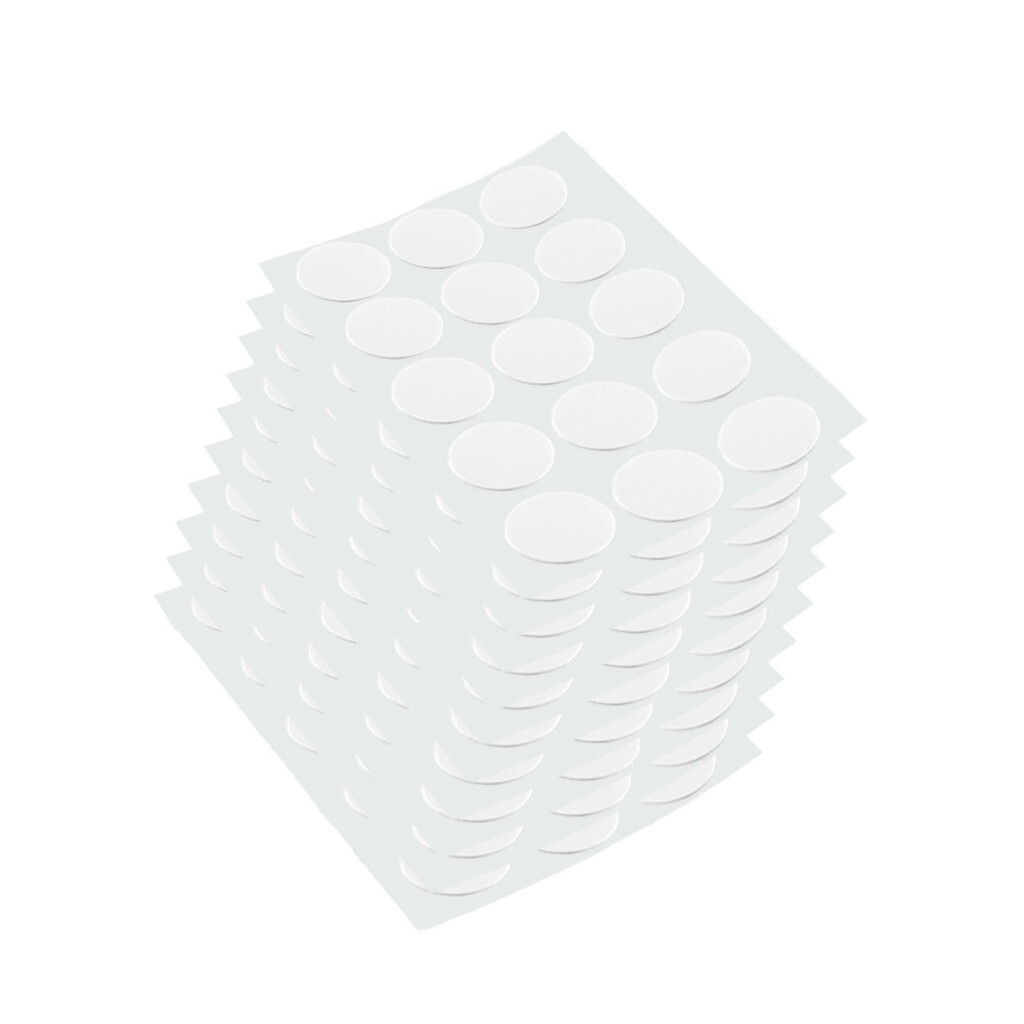 Adhesive cover for screws, diametre 20mm, Plastic, White-Primary