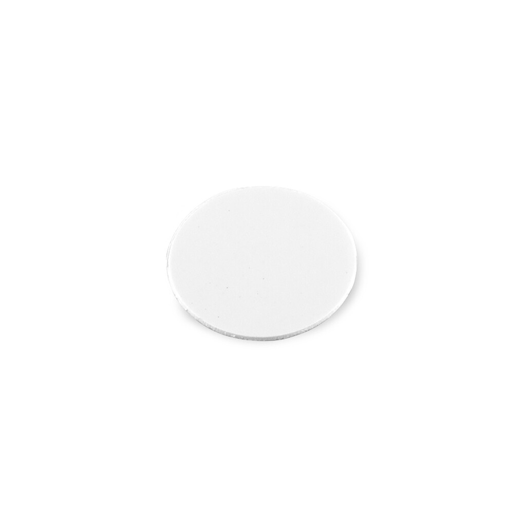 Adhesive cover for screws, diametre 20mm, Plastic, White-1