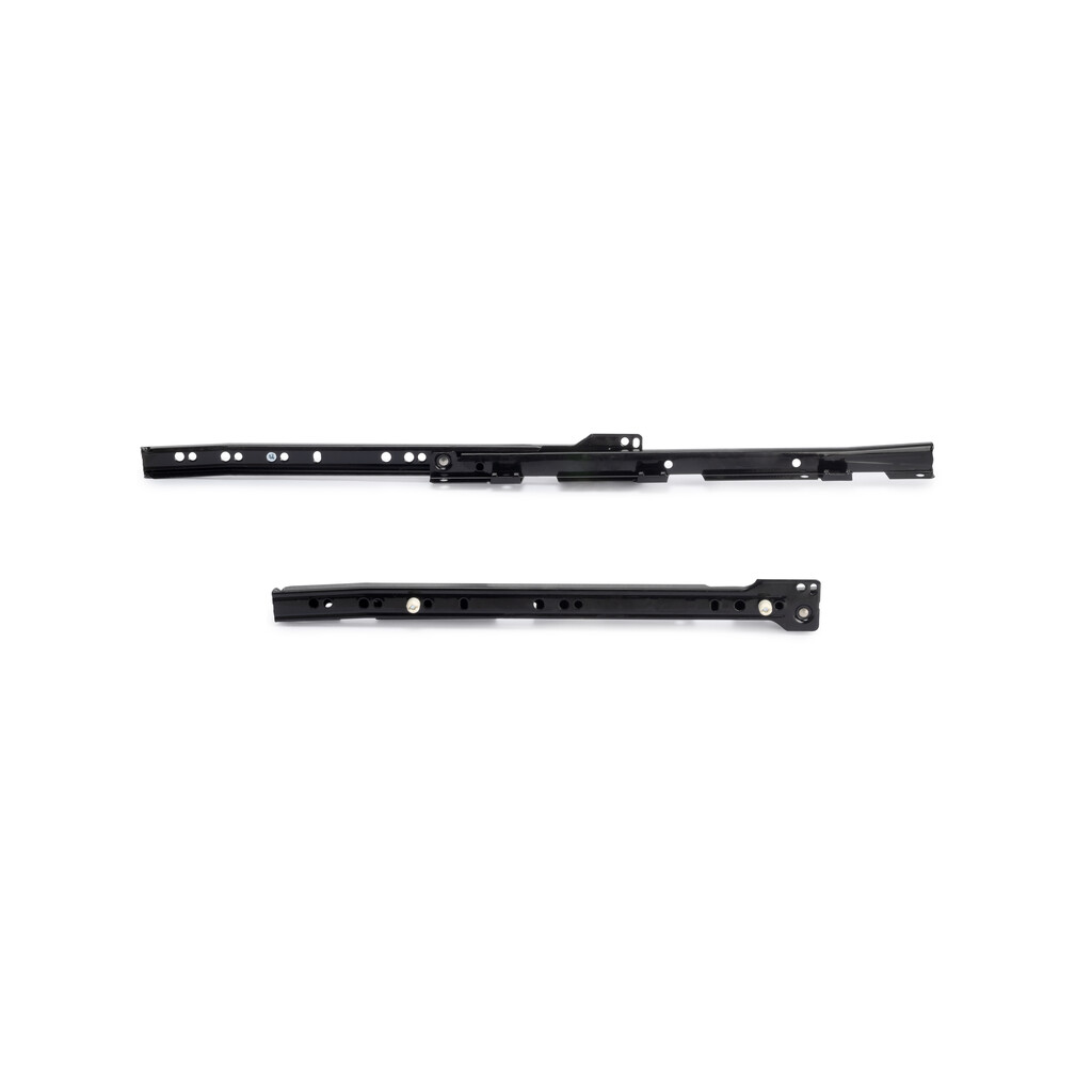 Korpusschienee T30M, Montage an der Schublade mit Maschine, Länge 300mm, C - RECHTS, Stahl, Schwarz lackiert-Primary