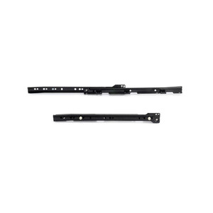 Coulisses T30M, montage de tiroir avec machine, longueur 350mm, C - GAUCHE, Acier, Peint en noir photo du produit