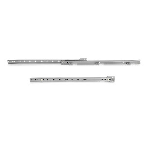 Coulisses T30M, montage de tiroir avec machine,longueur 450mm, C - DROITE, Acier, Peint en aluminium photo du produit