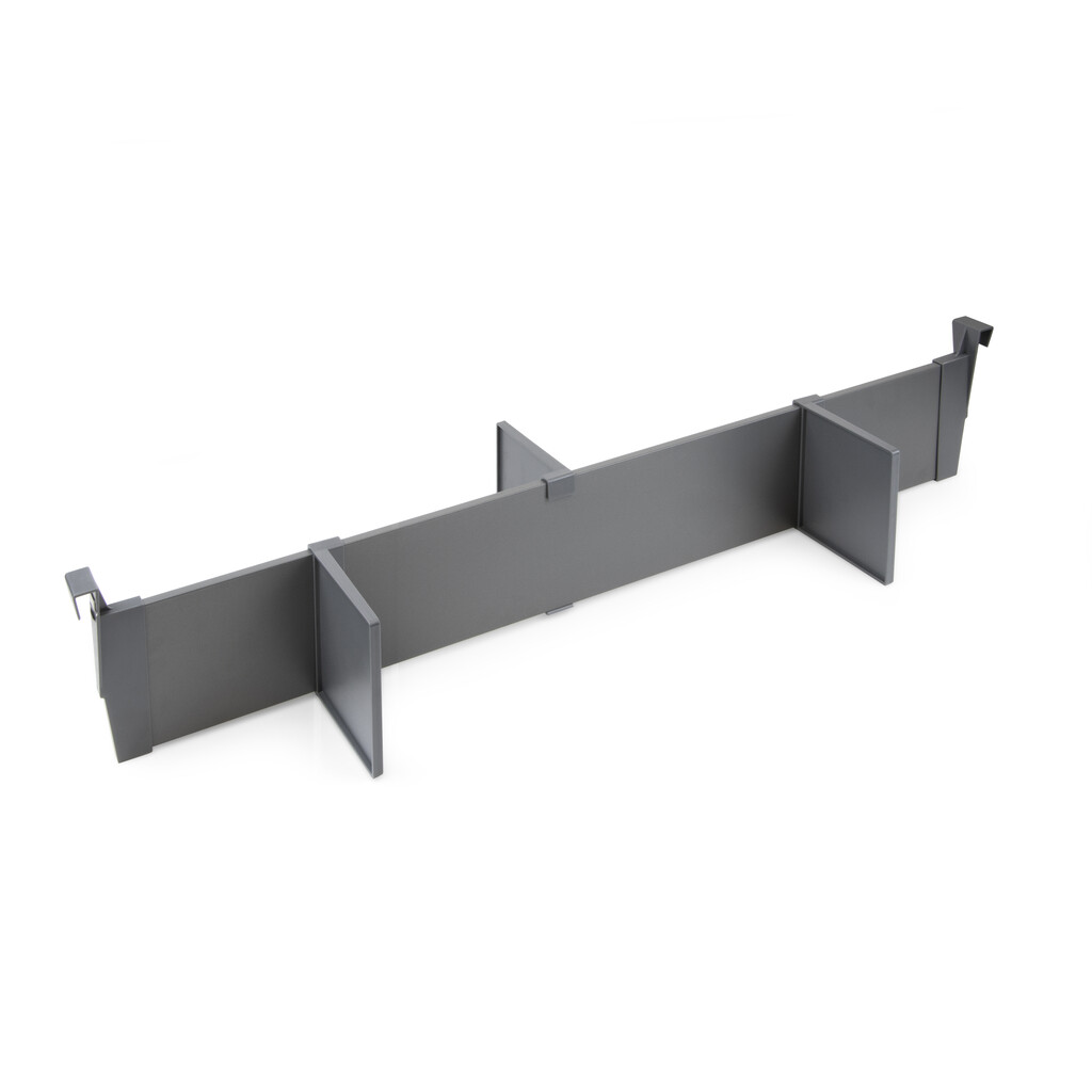 Kit of Accessory divider for inside of Vertex-Concept drawers, 900mm wide, Aluminium and Plastic, Anthracite Grey-3