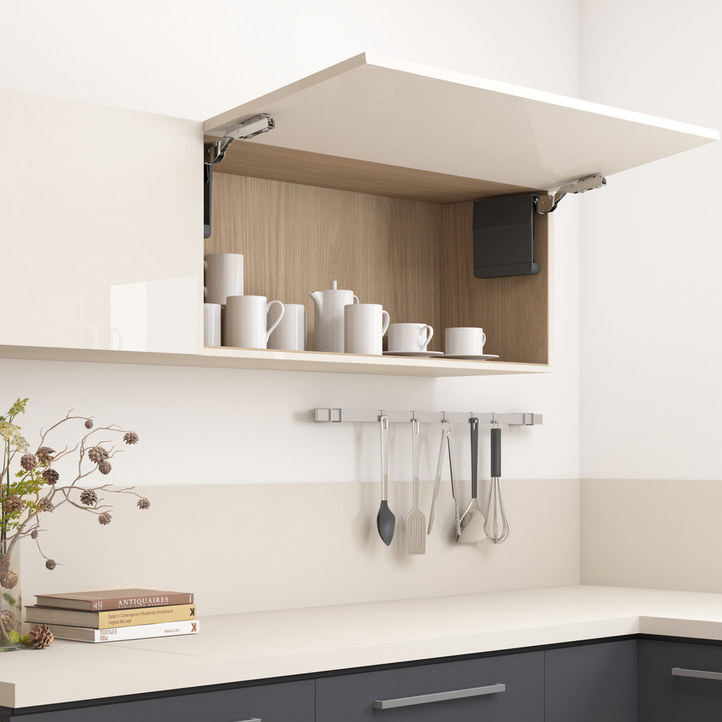 Compás elevable Agile Smart, 480 - 1250, Plástico gris antracita, Acero y Plástico-3