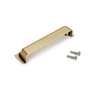 Furniture handle Casablanca, L116mm, 96mm interaxis, Zamak, antique gold product photo