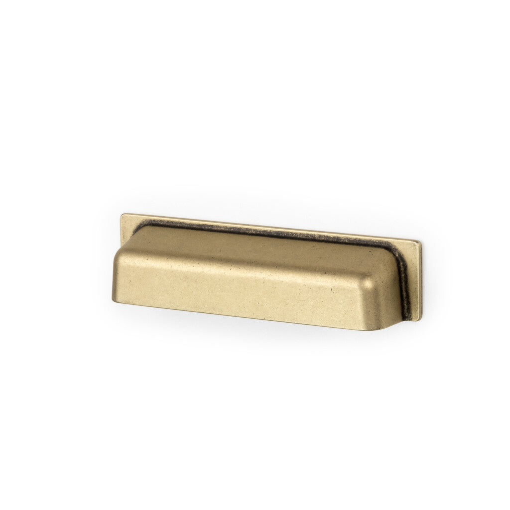 Furniture handle Casablanca, L116mm, 96mm interaxis, Zamak, antique gold-3