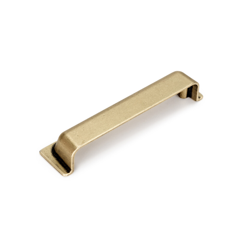 Furniture handle Casablanca, L116mm, 96mm interaxis, Zamak, antique gold-4