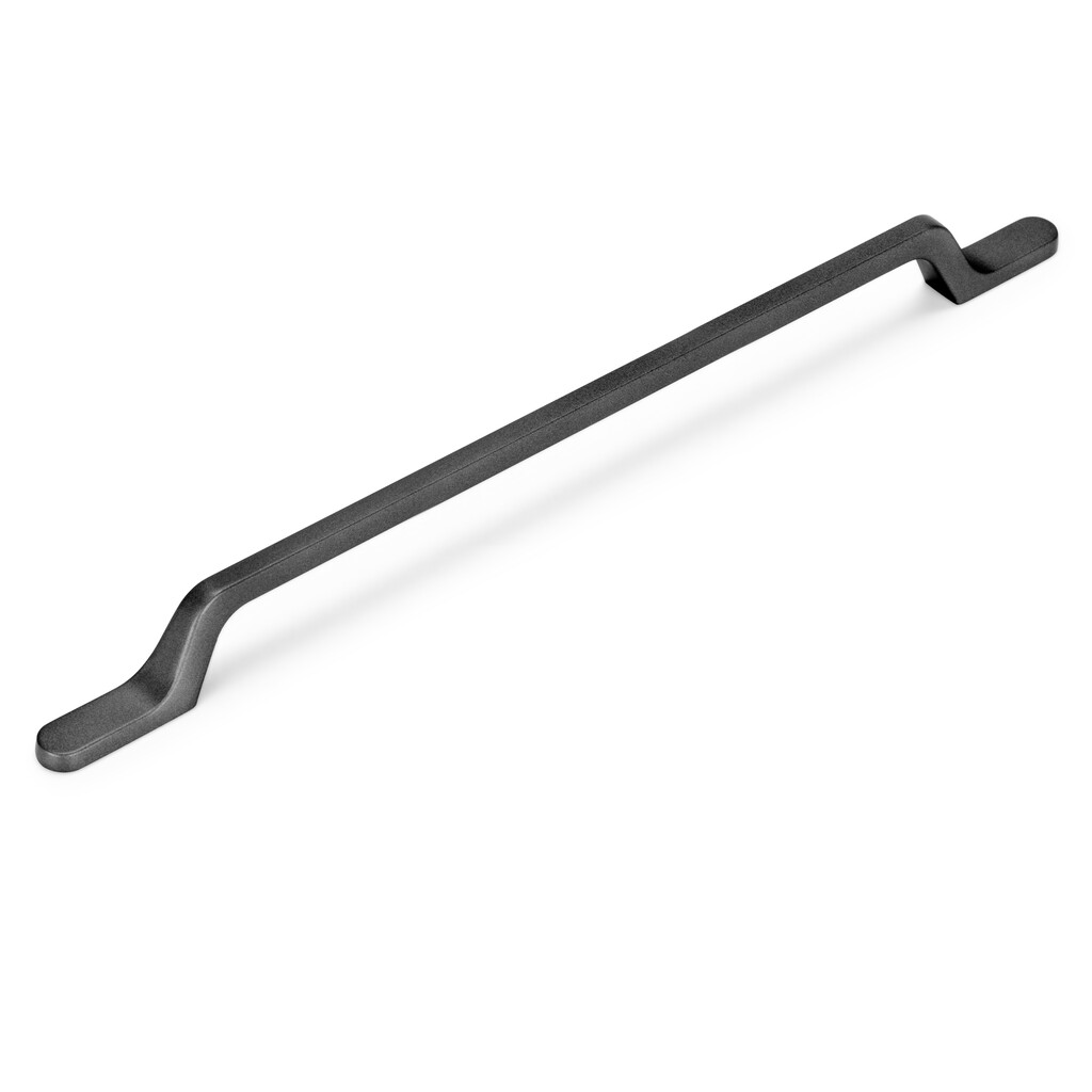 Tirador para mueble Osaka, L225mm, intereje 160mm, Aluminio, Gris oscuro-4