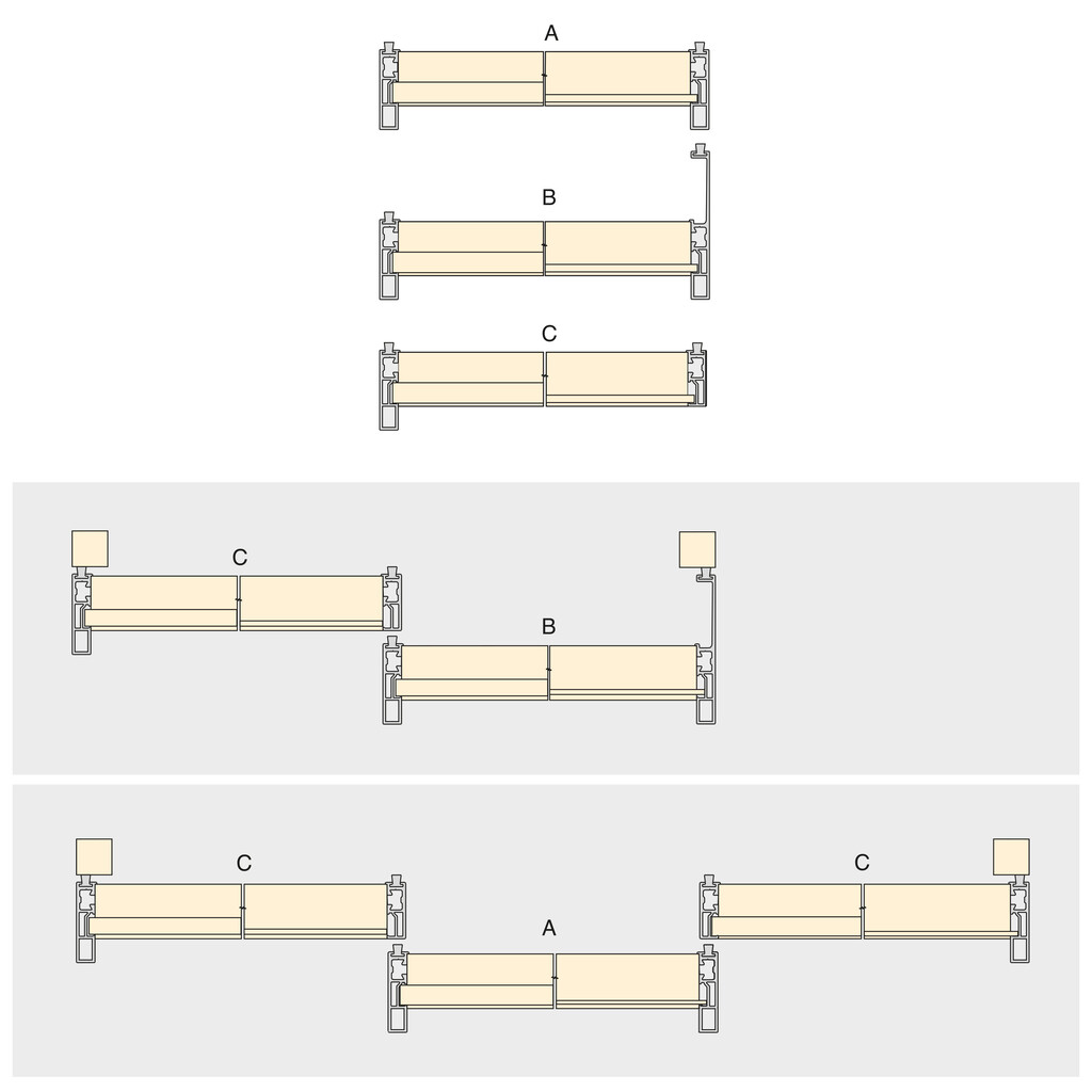 Profils Free, 2,35 m, Anodisé mat, Aluminium-3