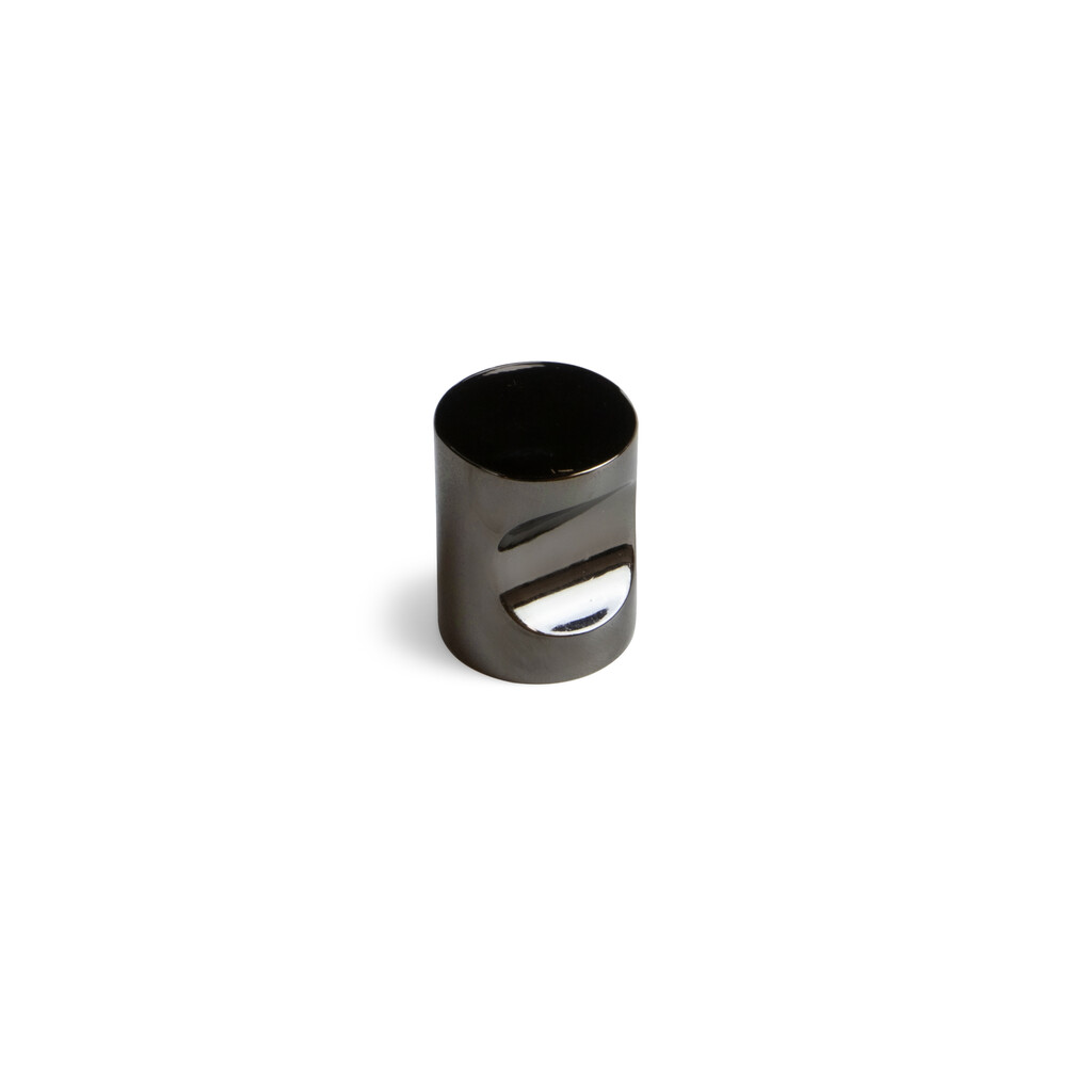 Furniture knob Panama, diameter 20mm, Zamak, Bright titanium-13