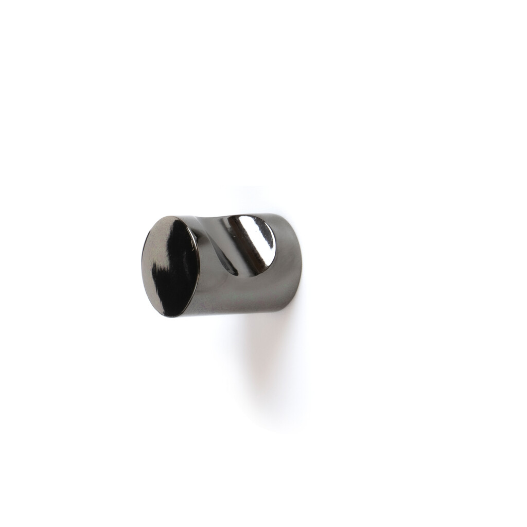 Furniture knob Panama, diameter 20mm, Zamak, Bright titanium-12