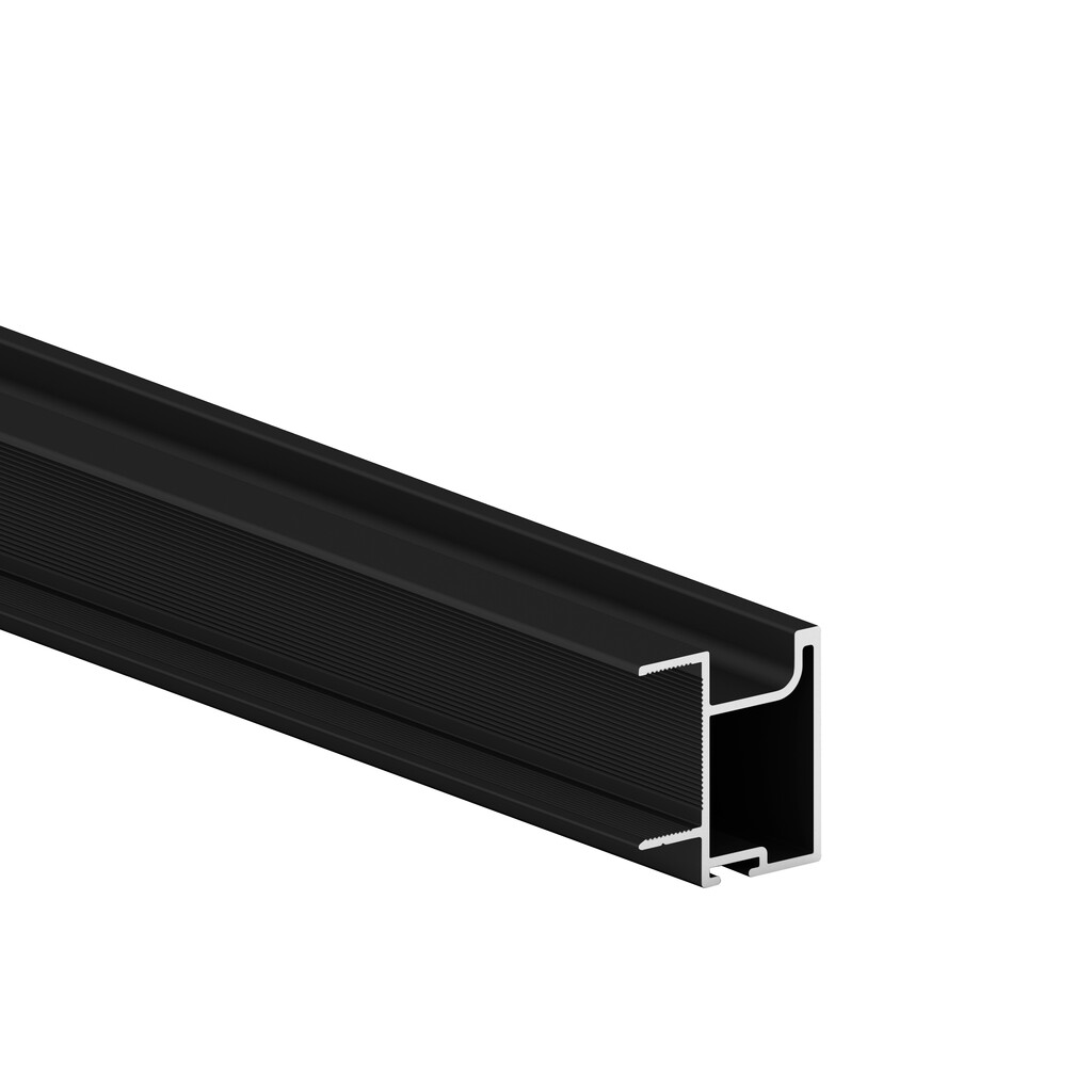 Sharp 19, 2,35 m, Peint en noir, Aluminium-Primary