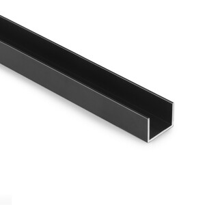 Querbalken Placard U16x14, 2,35 m, Aluminium, Schwarz Produktfoto