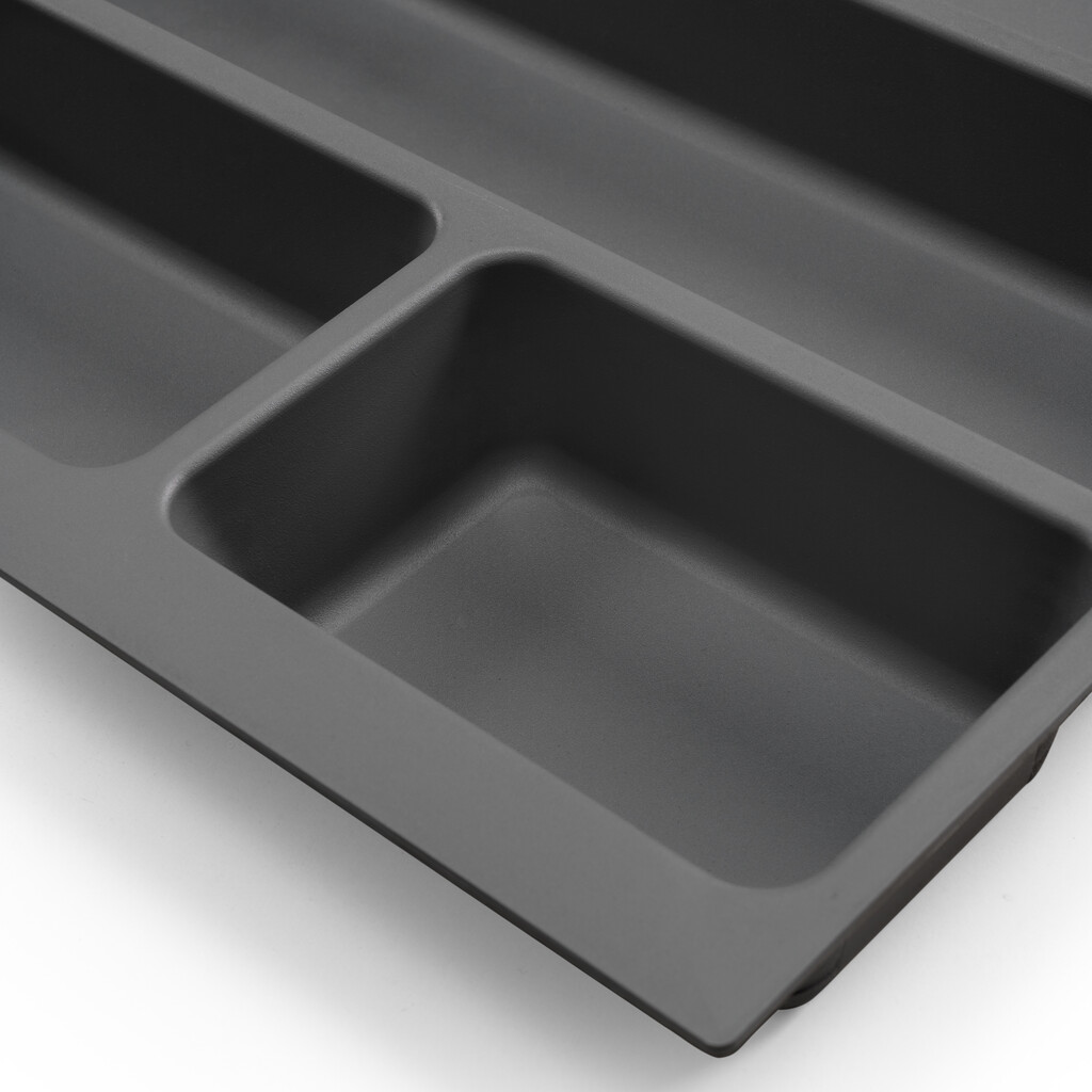 Cubertero Optima Vertex/Concept profundidad 450mm, tablero 18mm, módulo 600mm, Plástico, Gris antracita, 20 ud.-4