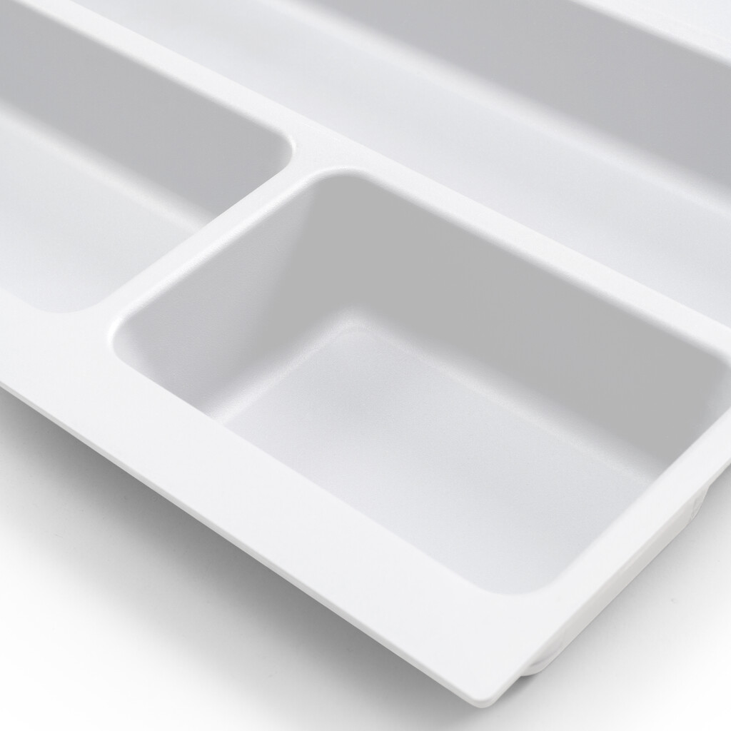 Besteckeinsatz Optima Vertex/Concept, Tiefe 500mm, Plattenstärkenstärke 16mm, Modul 700mm, Kunststoff, weiss-7