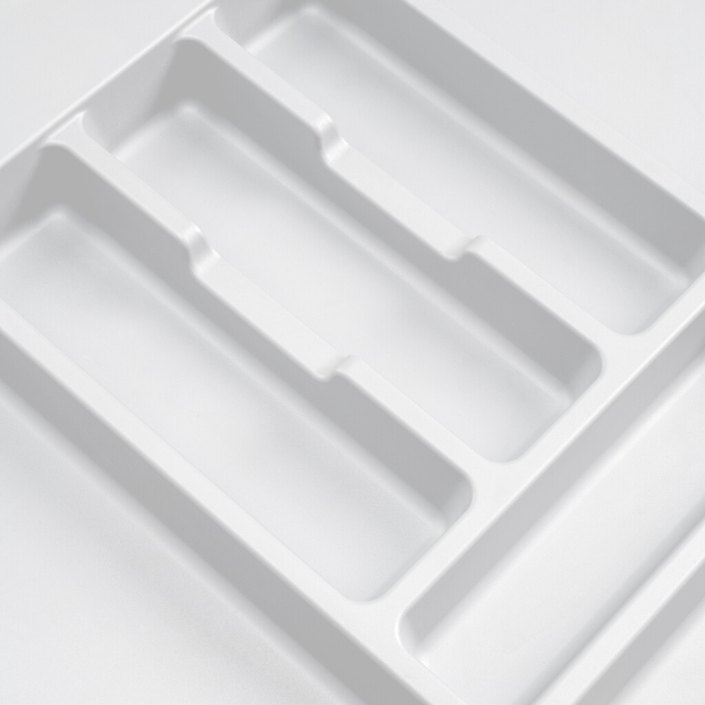 Besteckeinsatz Optima Vertex/Concept, Tiefe 500mm, Plattenstärkenstärke 16mm, Modul 800mm, Kunststoff, weiss-6