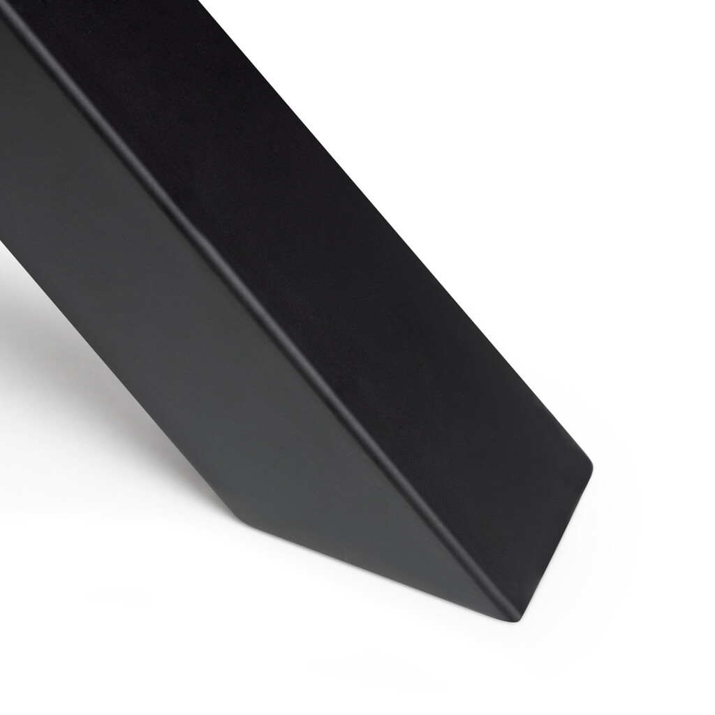 Juego de patas Cross para mesa, ancho 695mm, Acero, Pintado negro-5