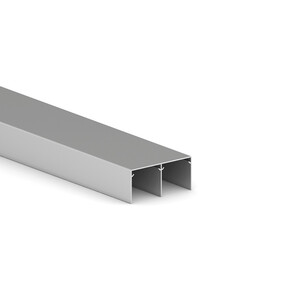Carril superior para Placard 74 de Canal para puertas correderas, longitud 3.9m, Aluminio, Anodizado mate foto del producto