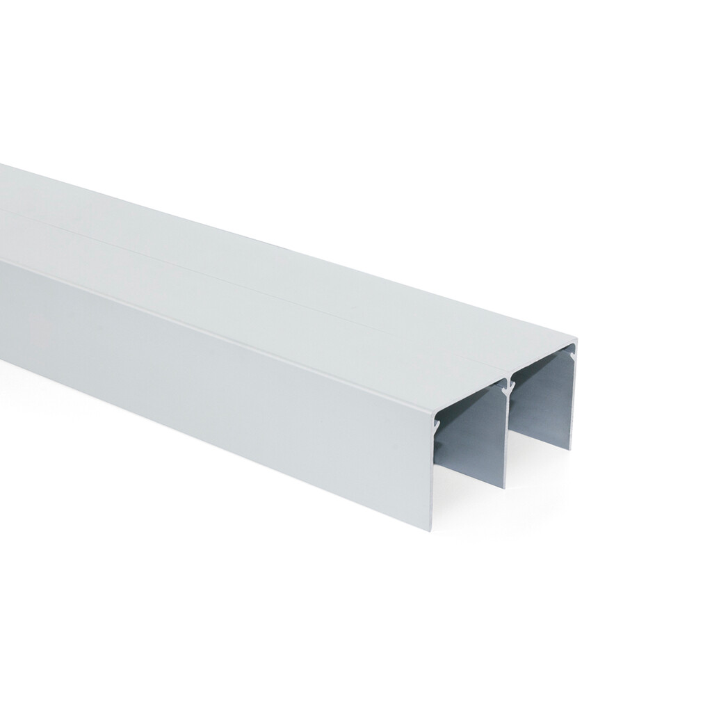 Carril superior Placard para Slowmove, longitud 3.9m, Aluminio, Anodizado mate-Primary